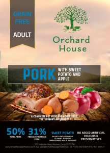 Grain Free Pork Sweet Potato & Apple - Adult